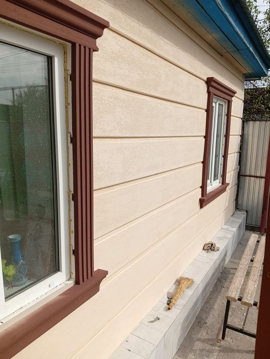 Фасадные работы травинтин