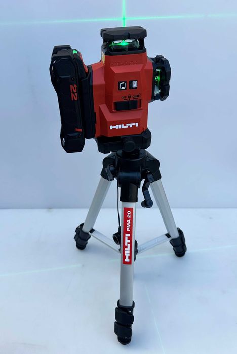 Hilti PM 50-22 Nuron - Мултилинеен лазерен нивелир със зелен лъч 2025г