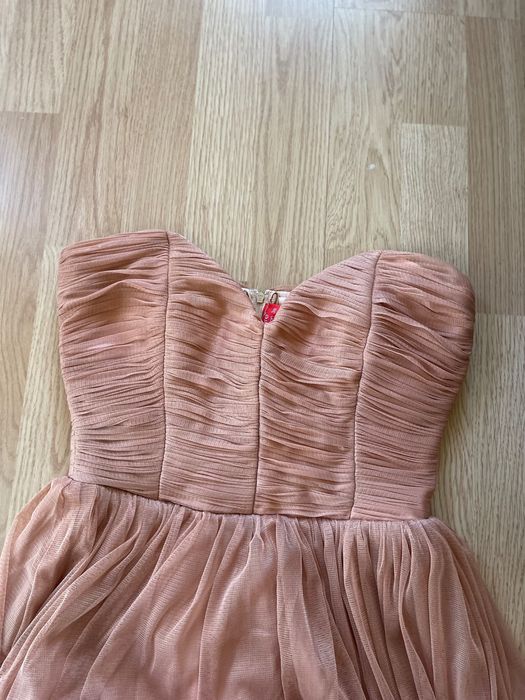 Rochie midi de ocazie roz pudrat Atmosphere Fashion marimea 36 S