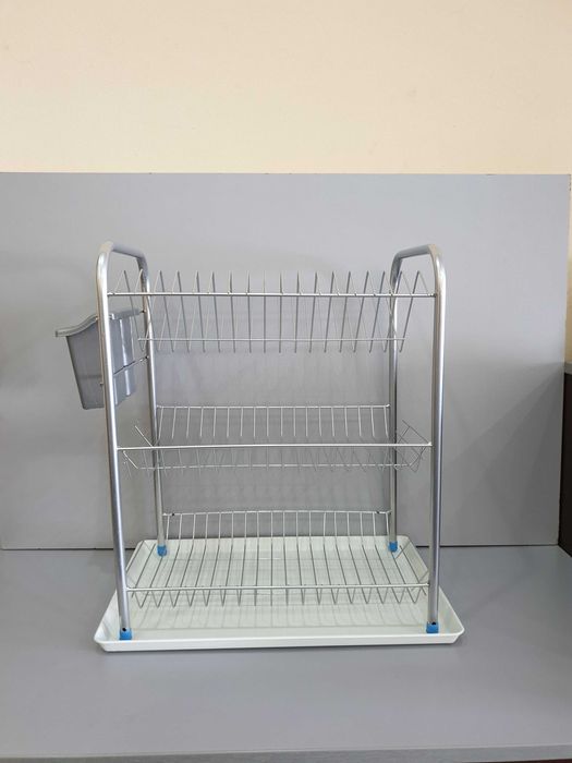 НОВИ! метален сушилник за чинии на 1, 2 и 3 етажа с кошничка