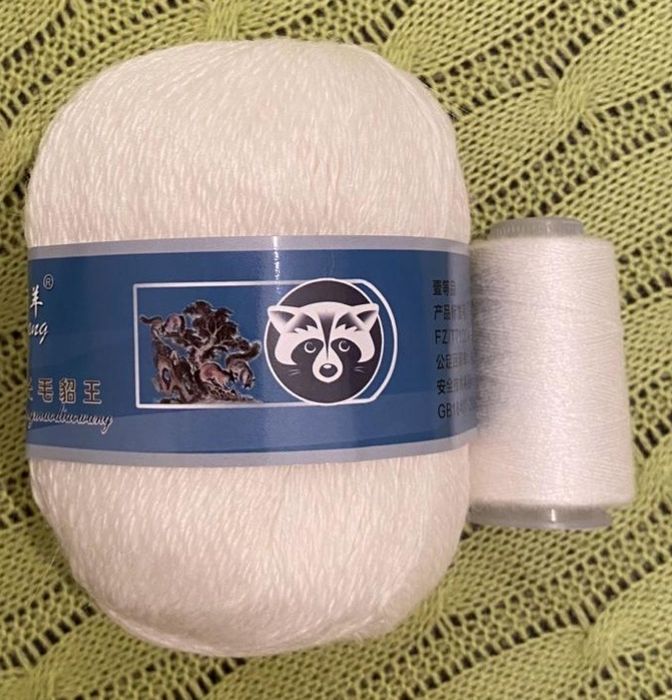 Пряжа пух норки Китай