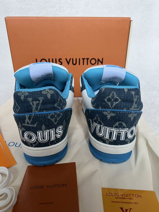 Louis Vuitton Trainer Denim Monogram