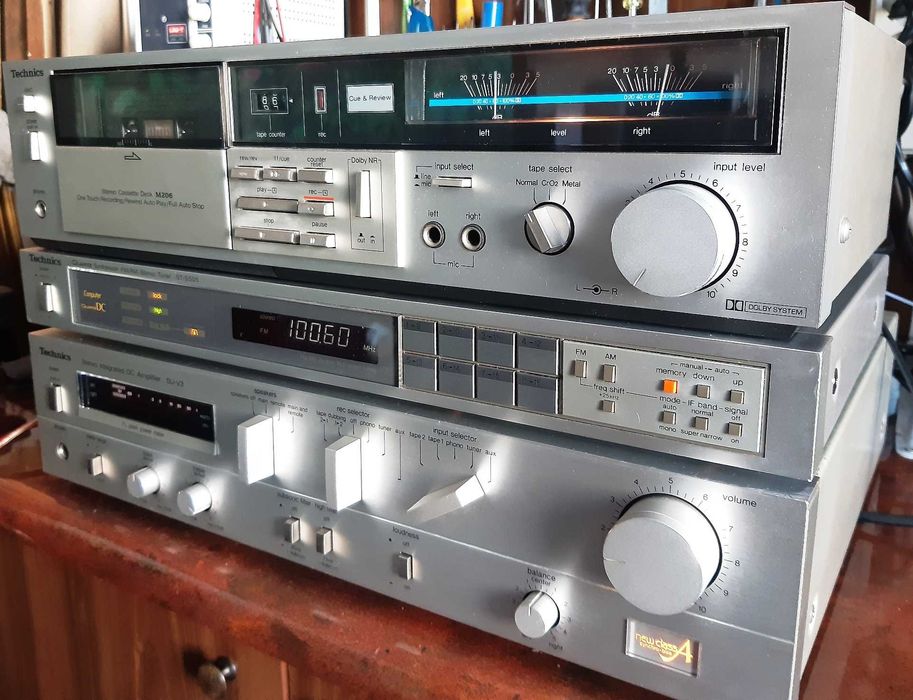 Setup Technics cu amp SU-V3, Tuner ST-S505 si Deck RS M206