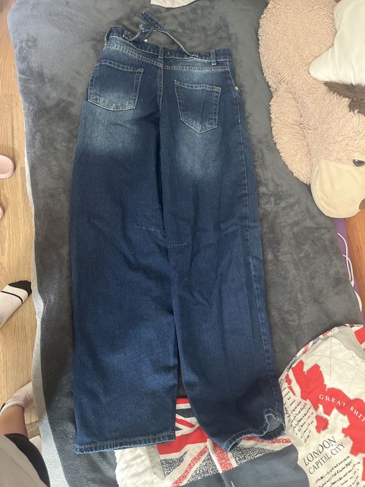 Navy blue jeans