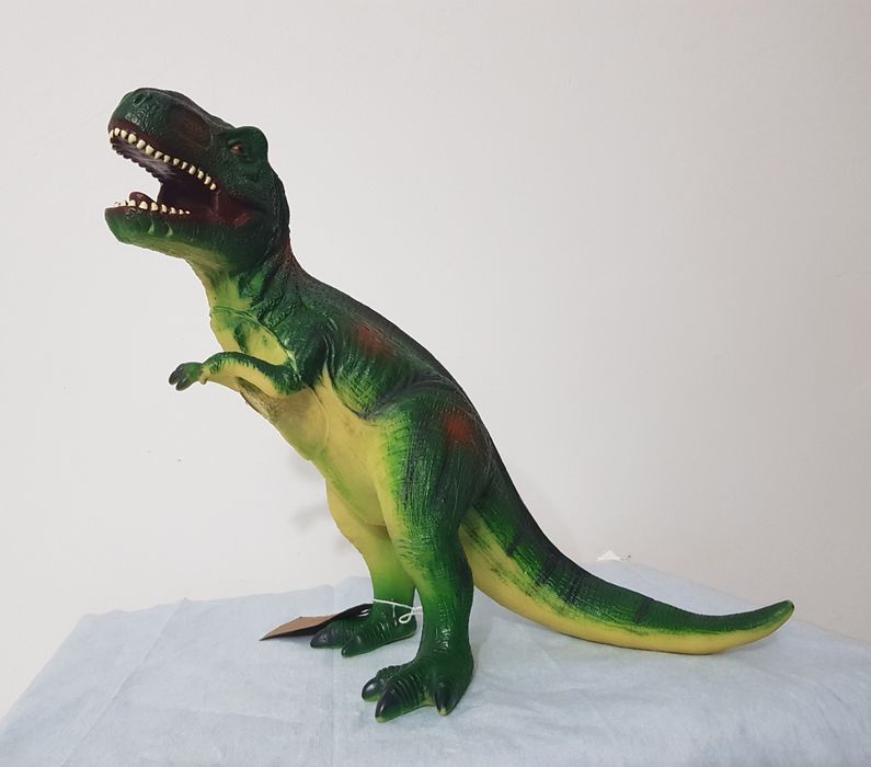 Figurina mare T Rex Dinozaur Nou Tirannozaur din cauciuc moale ~ 30 cm
