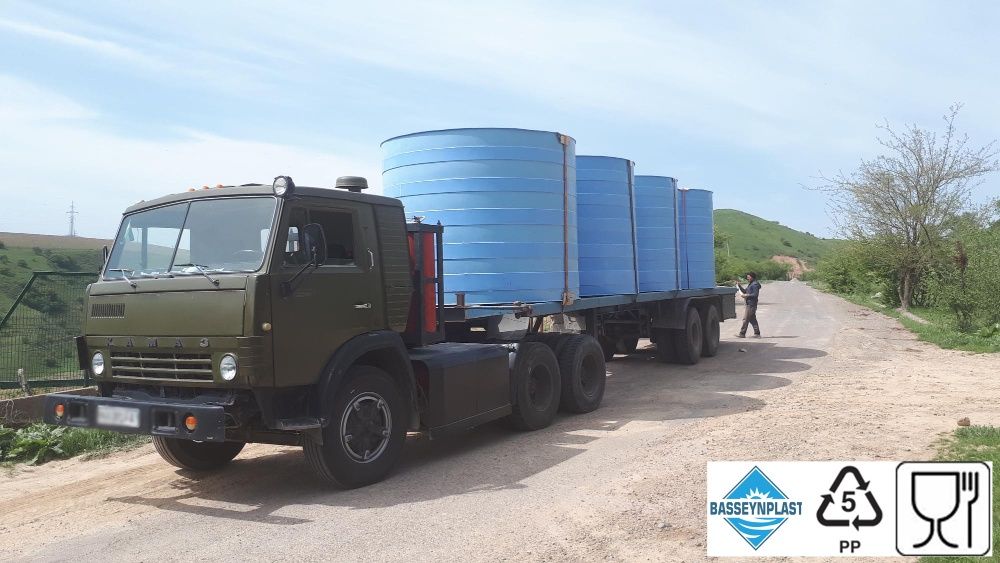 Эко-ёмкости пластиковые из полипропилена для воды от 0,1м3 до 100м3