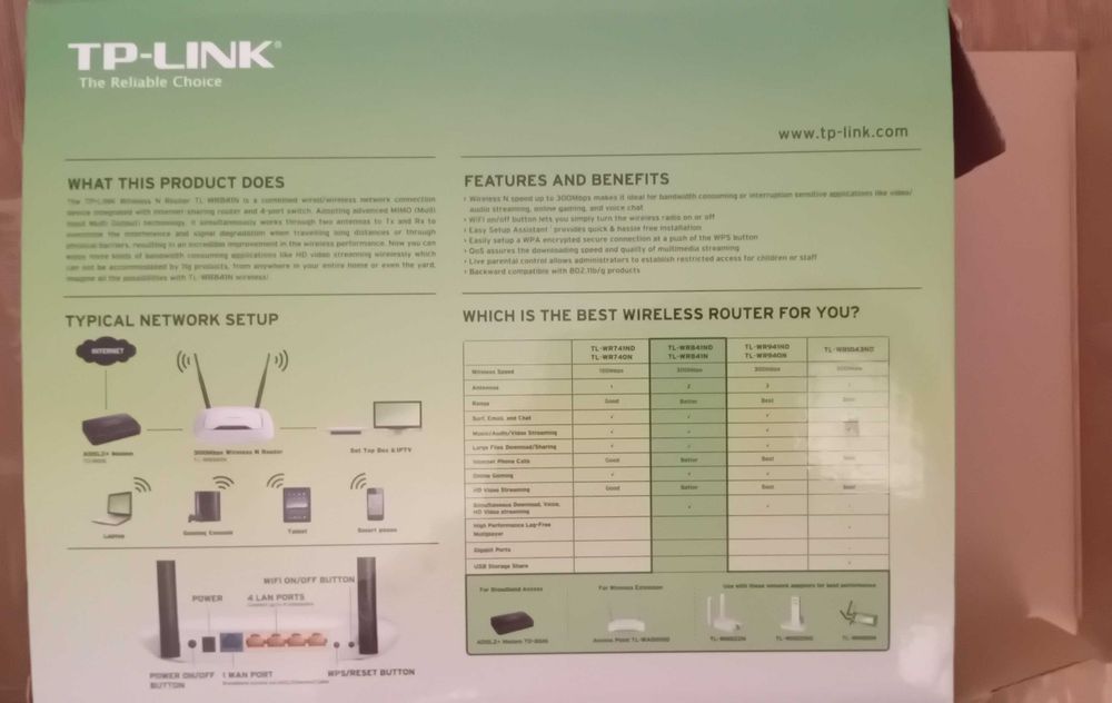 Router Tp link TL-WR841N