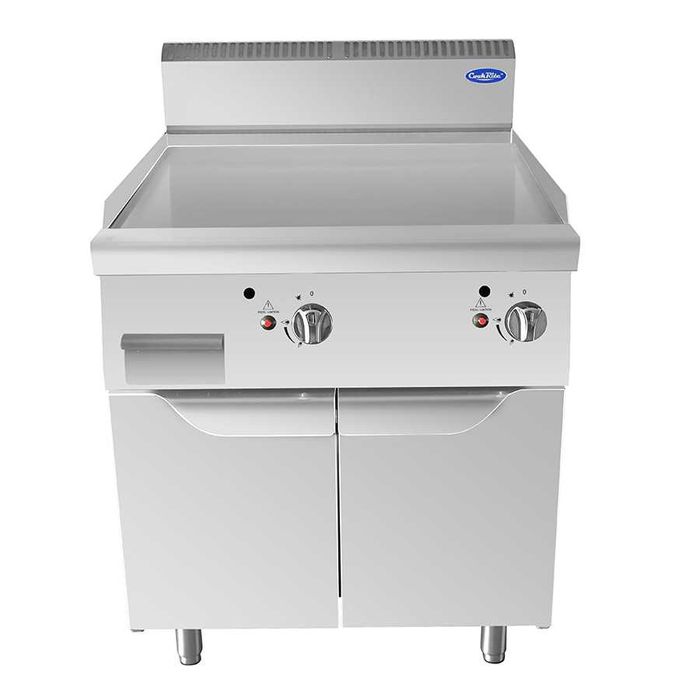 Gratar profesional pe gaz cu placa neteda TRANSPORT INCLUS