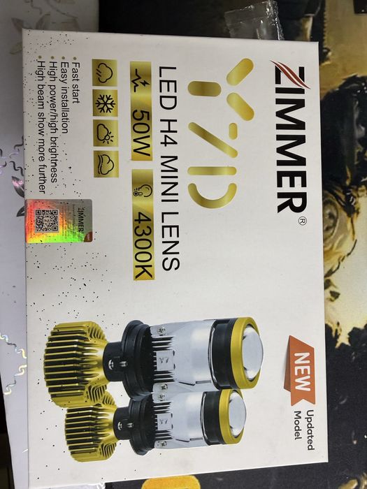 H4 zimmer led lampalar sotiladi 4dona bor bir qoyib olingan narxi 100m