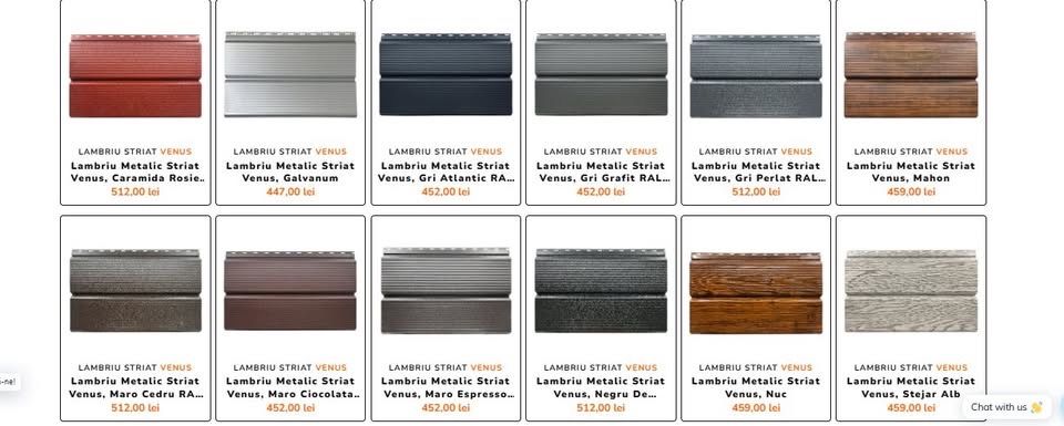 Lambriu metalic premium