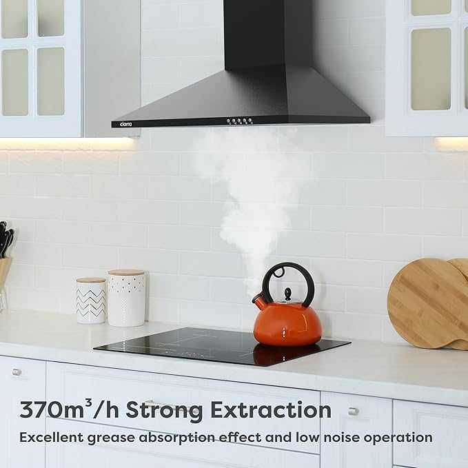 Hotă CIARRA 60cm CBCB6201 Hotă de bucătărie 600mm cu filtre de carbon