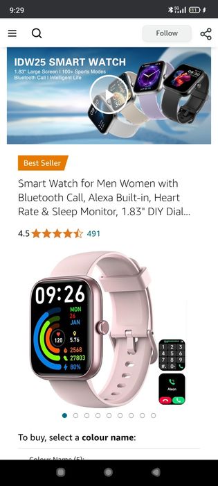 Smart watch idw 25 - умен часовник