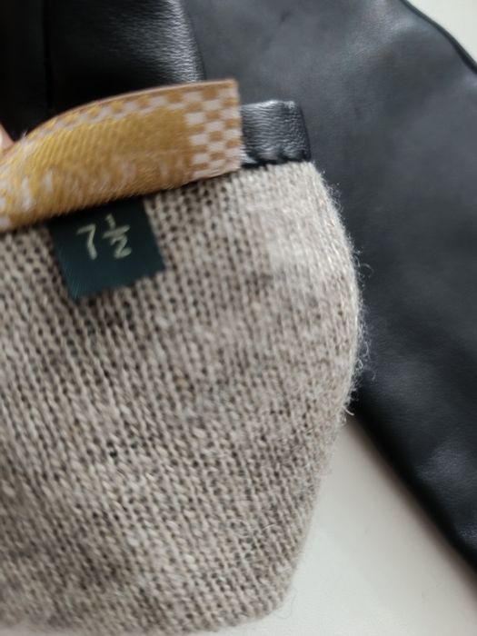 Кожаные женские перчатки до локтя