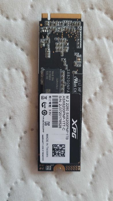 SSD XPG 1TB SX8200PNP-1TT,M2 2280 nvme