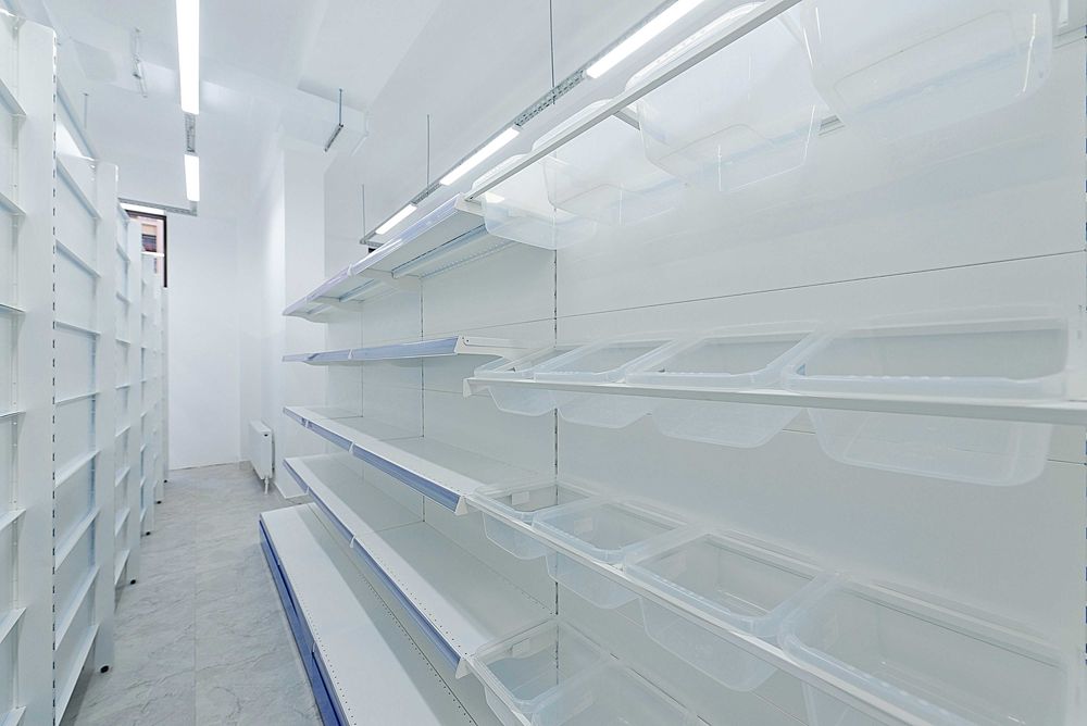 Полки из металла для магазина, стеллажи, савдо токчалари