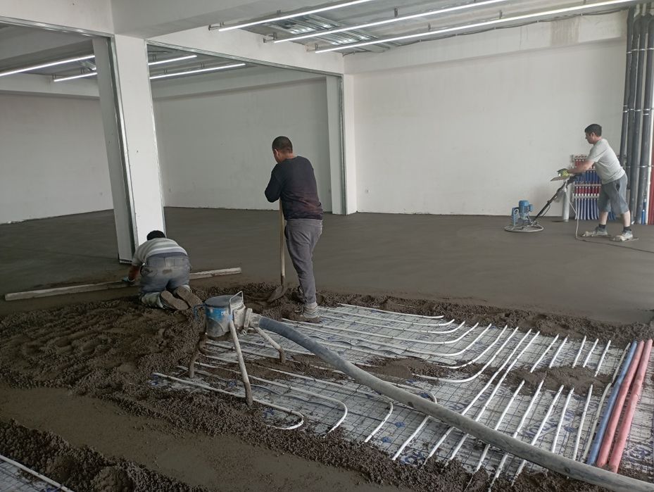 Полусухая стяжки