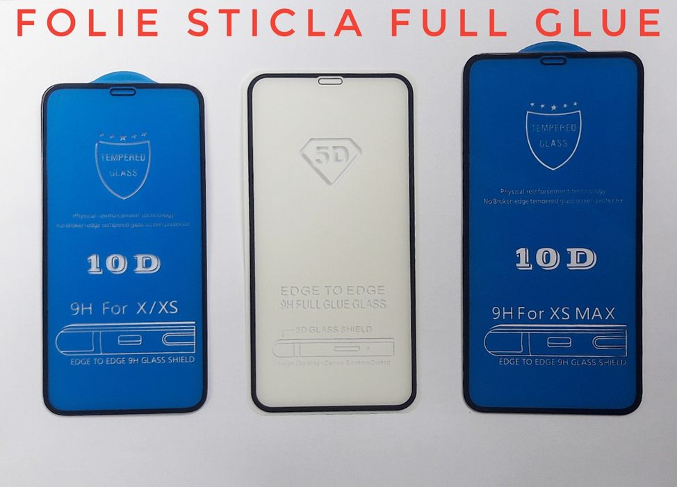 Folie sticla full glue Samsung a 16 20 e 30 s 55 50 51 52 53 54 70 71