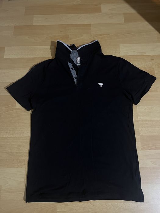 Тениска с яка Guess