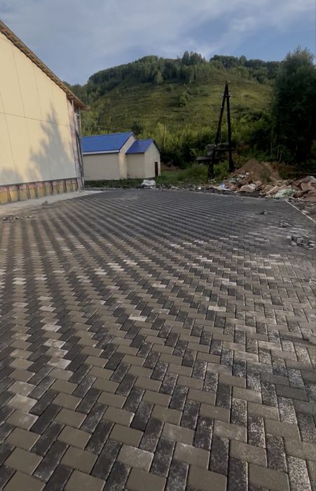 Укладка брусчатки