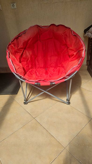 Vand 2 scaune camping pliabile din material textil