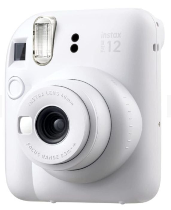 Нов фотоапарат за моментални снимки Fujifilm Instax Mini 12 Clay White ...