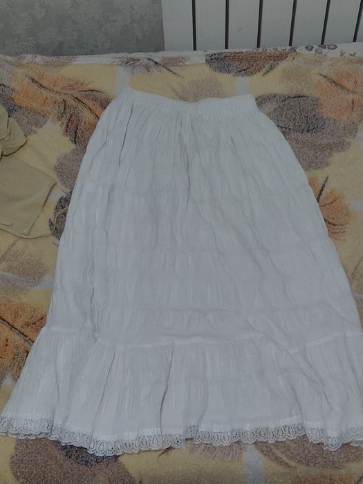 Длинная  юбка из хлопка