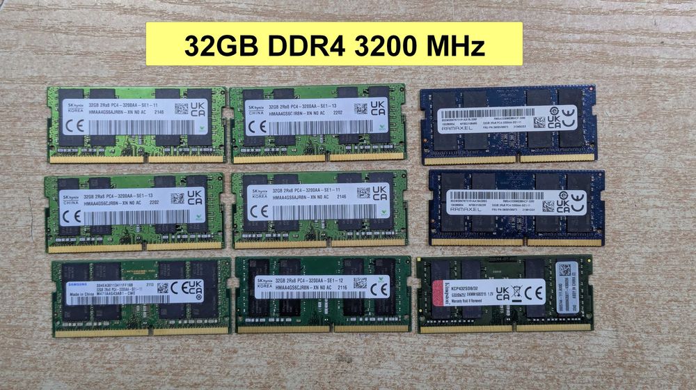 8GB - 16GB - 32GB DDR4/DDR3 RAM памет за лаптоп (SO-DIMM) и настолен SSD NVMe PCIe 2.5" SATA + Гаранция