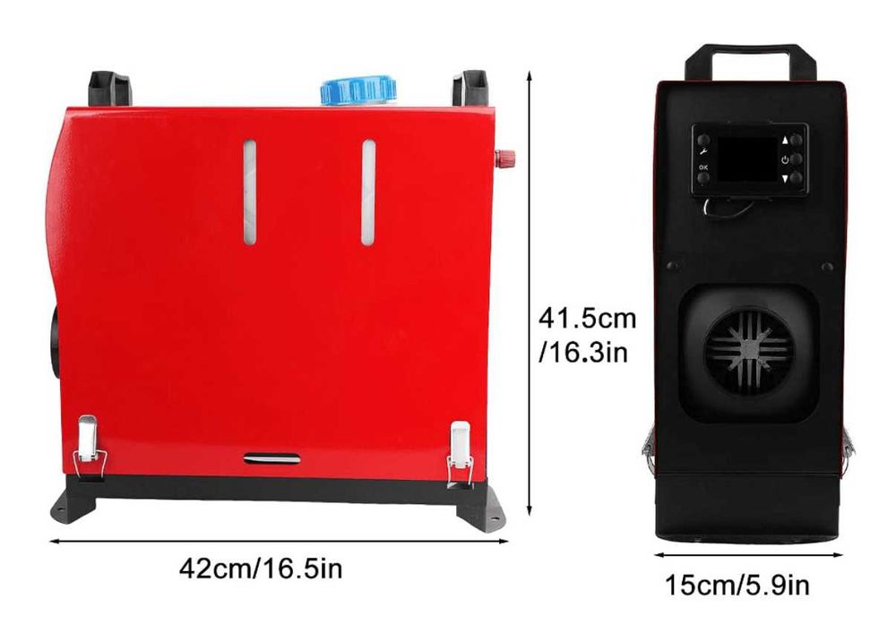 Преносима дизелова печка 8kW 12V/24V/220V с електронно управление
