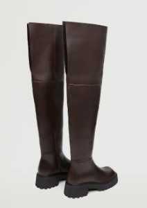 Cizme din piele lungi