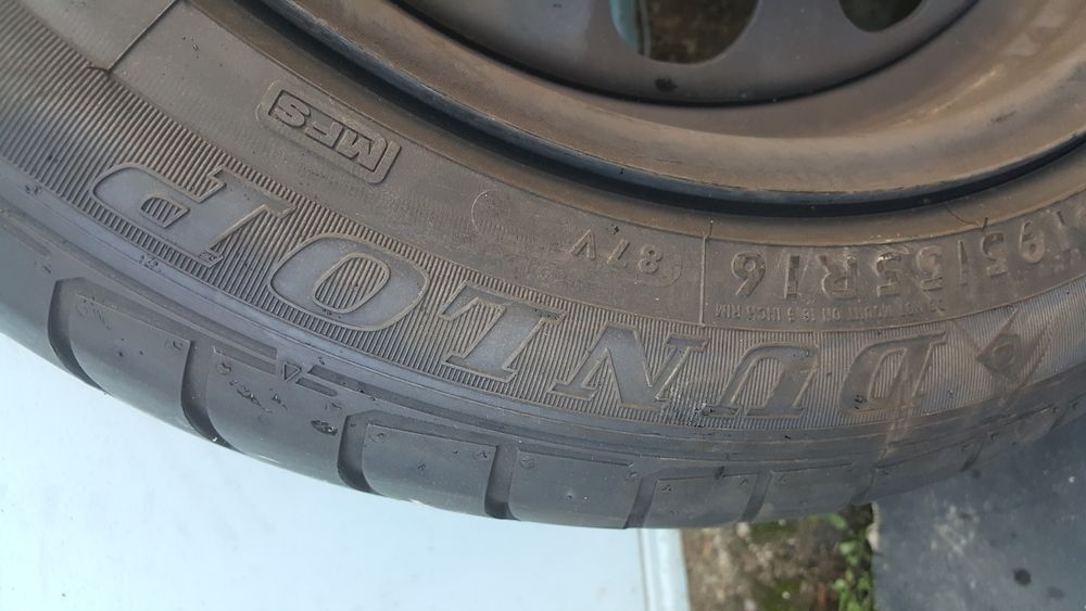 Джанти 5х120 с гуми 195 55 16 рън флат