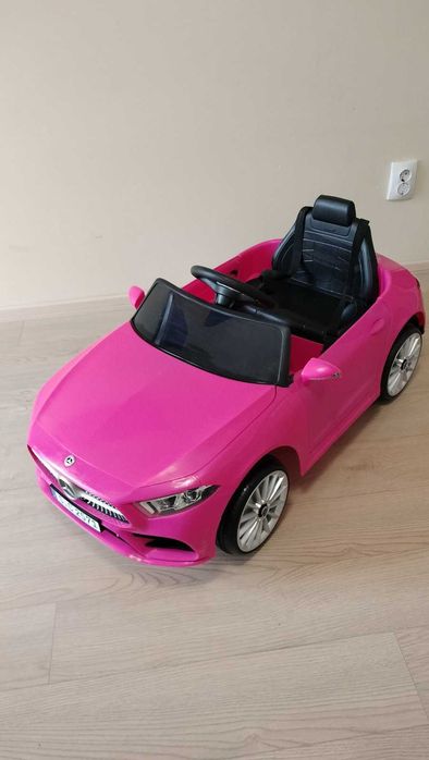 Акумулаторна Розова Кола Мерцедес + Батерия и Дистанционно управление