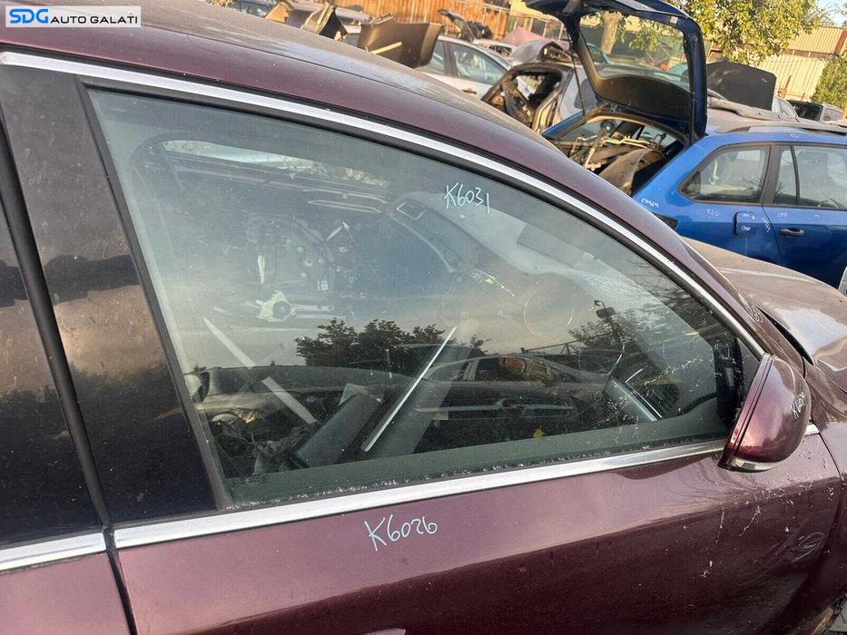 Geam Sticla Culisant de pe Usa Portiera Dreapta Fata Skoda Superb 2 Berlina Sedan 2008 - 2015 [K6031]