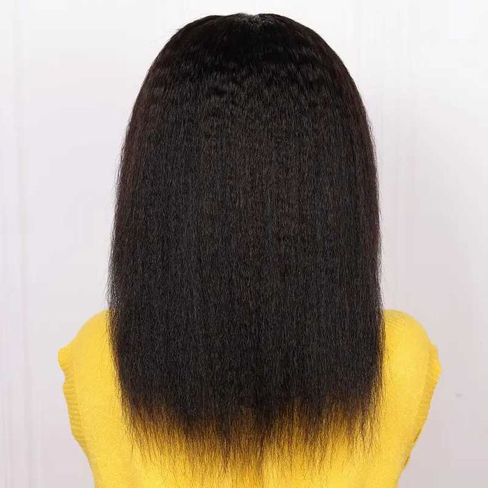 45 см Kinky права обемна перука с дантела 13*4