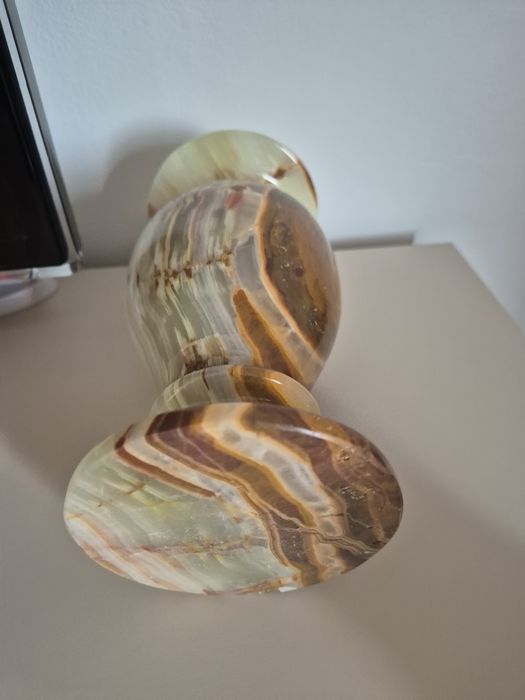 Vaza din marmura model unicat 20x10 cm