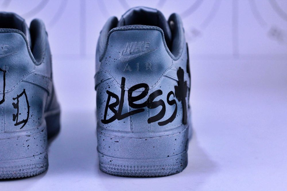 Nike Air Force 1 Chrome Hearts Мъжки Дамски Обувки