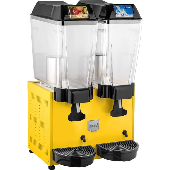 Диспенсър охлаждане на айран 20+20 л.С Бъркалка -ТУРЦИЯ