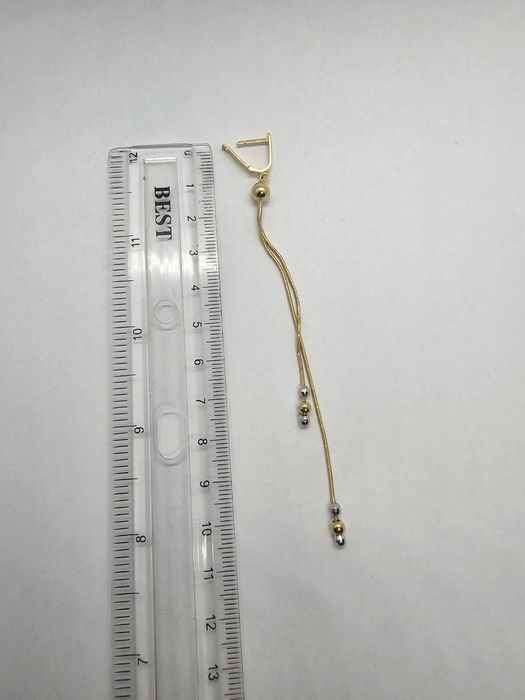 Vand cercei din aur 14 k 5.56 g cod 371