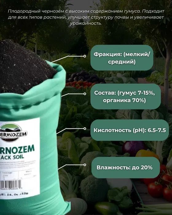 Чернозем / Қара топырақ