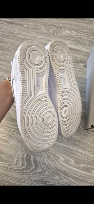 Adidasi Nike Air Force 1 copii 36 albi