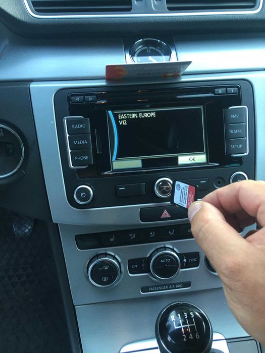 2021 Ново RNS 315 Ots Sd Card Europe V12 East Сд Карта RNS315 SKODA