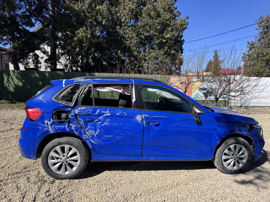 Skoda Kamiq 1.0 TSi DSG 01.2022 avariat se deplaseaza si ruleaza orice distanta TVA inclus