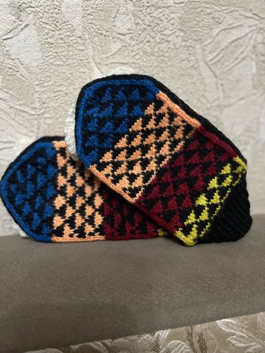 Шерстяные вязанные носки ЧОРАБЫ