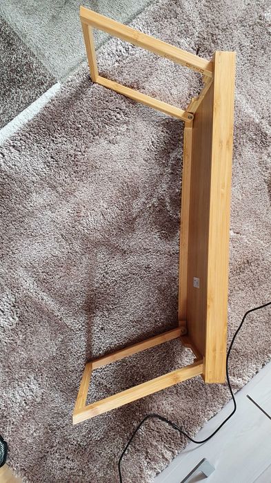 Нова Бамбукова Масичка за закуска в леглото, лаптоп, таблет, за работа