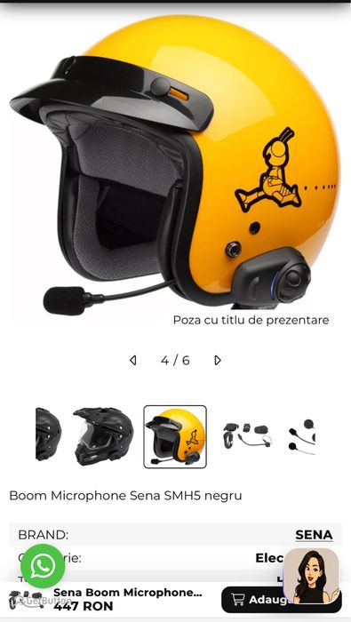 INTERCOM moto SENA SMH5-10 – Bluetooth, sigilat, transport inclus
