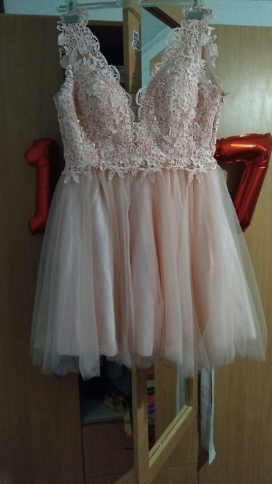 Rochiță roz cu corset