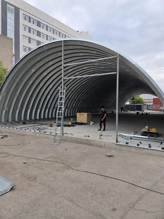 Ангар бескаркасный