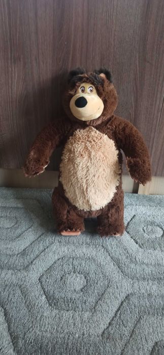 Плюшена играчка Мечока от филма за ''Маша и Мечока"