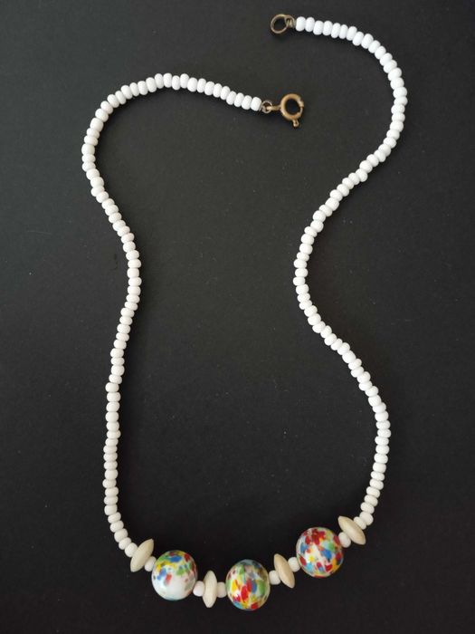 Бижута колие синджир медальон