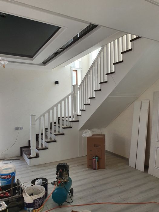 Мдф ва ёгочдан лесница ва эшик заказ асосида тахлаймиз