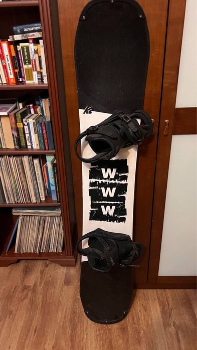 Сноуборд и ботинки